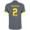 Original Fußballtrikot Feyenoord Rotterdam Rotterdam Marcus Pedersen 2 Auswärtstrikot 2021-22 Für Herren